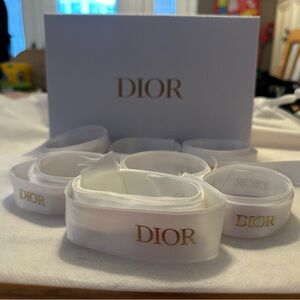 Dior Luxurious White and Gold Ribbon Collection